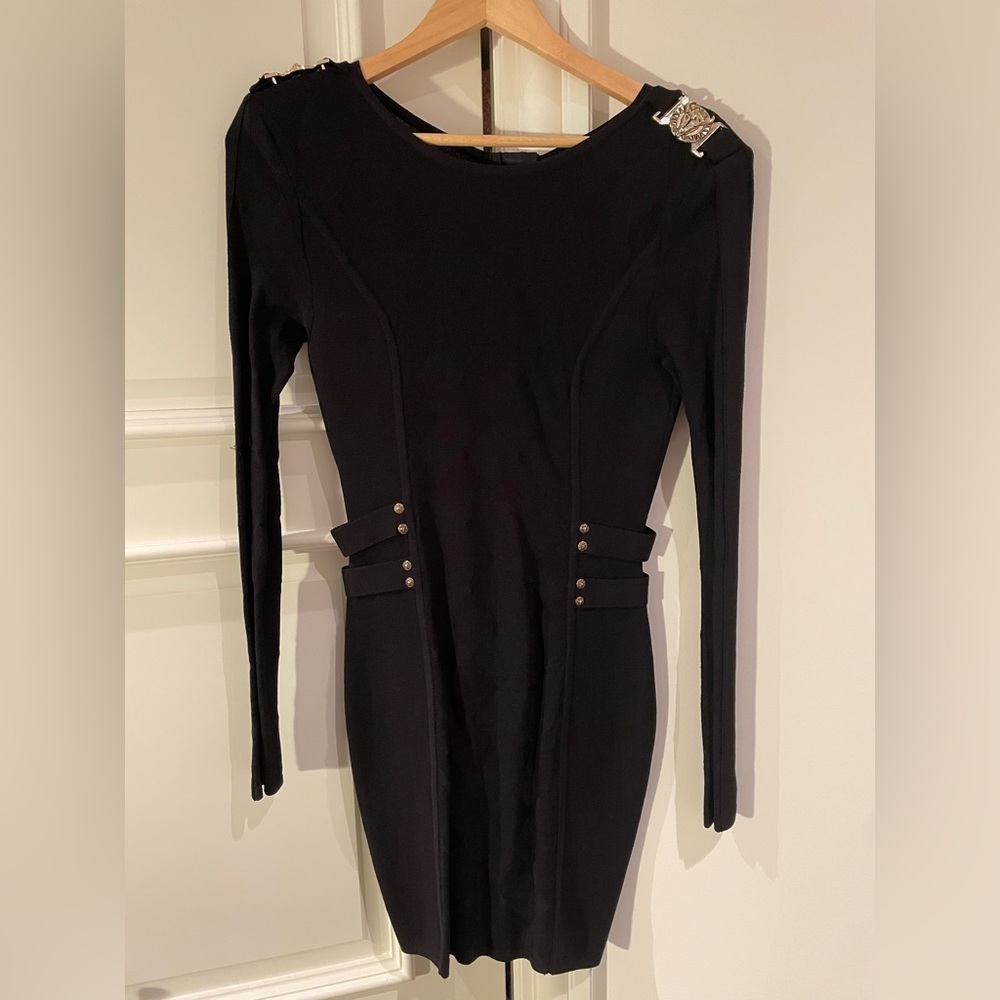 Elegant Black Dress from Balmain